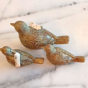 Pottery Barn Holiday Dove candles (3)